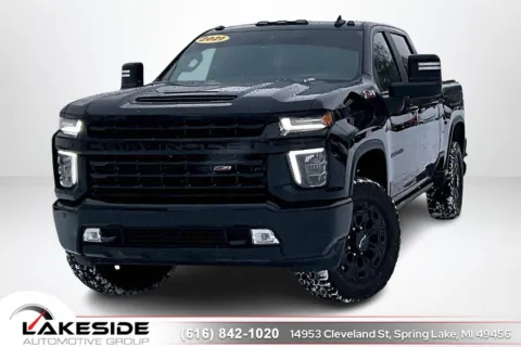 Black 2021 Chevrolet Silverado 2500HD LTZ for sale in Spring Lake, MI