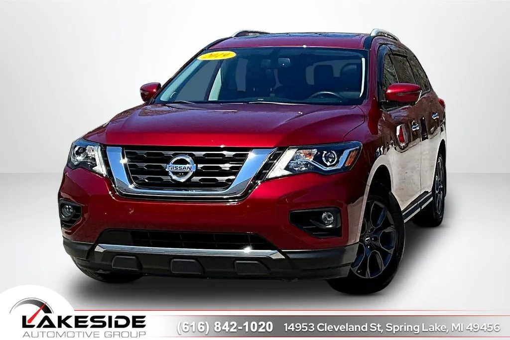 Red 2019 Nissan Pathfinder SL for sale in Spring Lake, MI