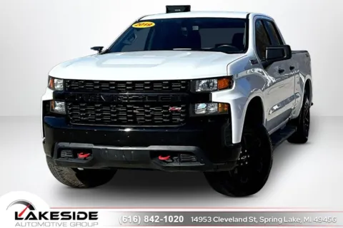White 2019 Chevrolet Silverado 1500 Custom Trail Boss for sale in Spring Lake, MI