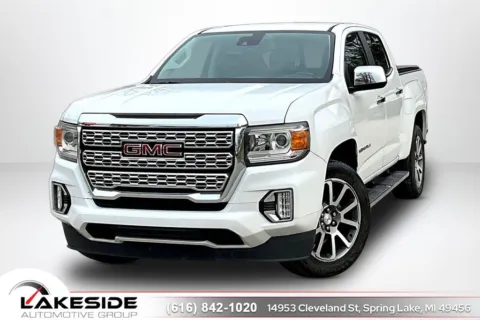 White 2021 GMC Canyon Denali for sale in Spring Lake, MI