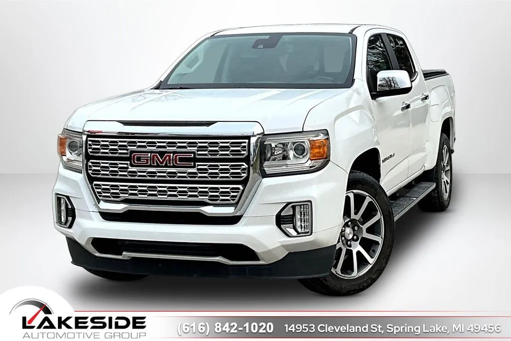 White 2021 GMC Canyon Denali for sale in Spring Lake, MI