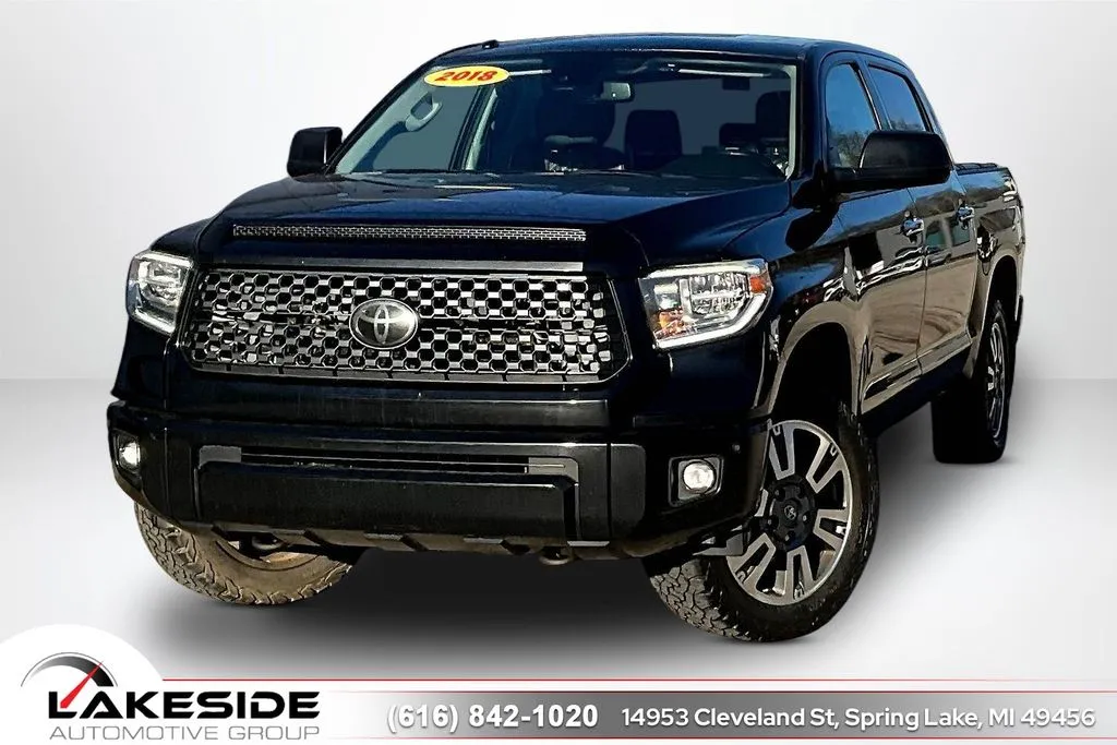 Black 2018 Toyota Tundra SR5 for sale in Spring Lake, MI