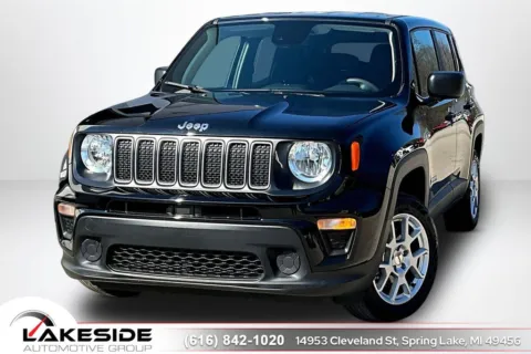 Black 2023 Jeep Renegade Latitude for sale in Spring Lake, MI
