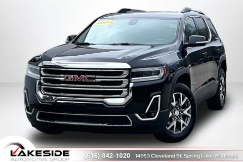 Black 2023 GMC Acadia SLT for sale in Spring Lake, MI