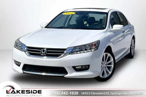 White 2014 Honda Accord Touring for sale in Spring Lake, MI