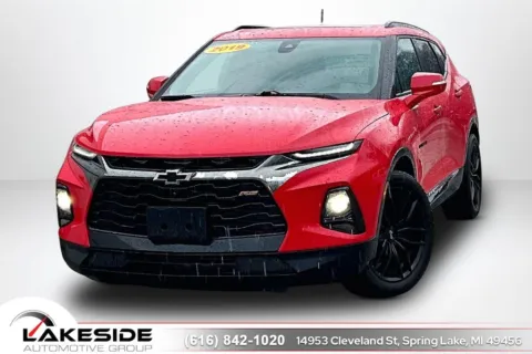 Blue 2019 Chevrolet Blazer RS for sale in Spring Lake, MI