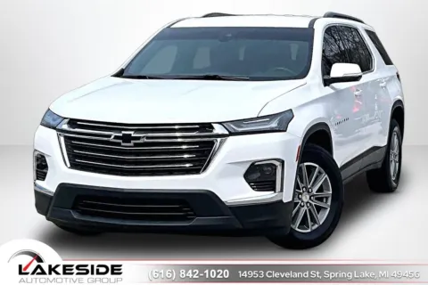 White 2022 Chevrolet Traverse LT for sale in Spring Lake, MI
