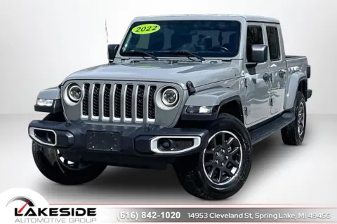 Gray 2022 Jeep Gladiator Overland for sale in Spring Lake, MI