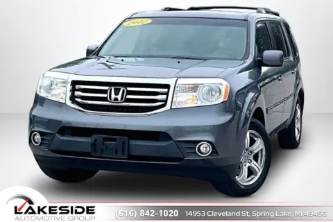 Silver 2012 Honda Pilot EX-L for sale in Spring Lake, MI