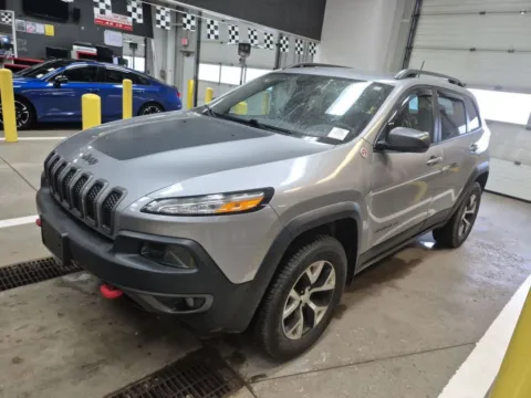 Silver 2017 Jeep Cherokee Trailhawk for sale in Spring Lake, MI