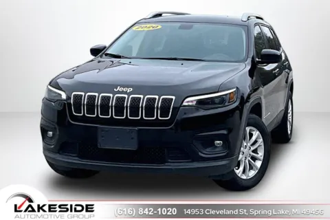 Black 2020 Jeep Cherokee Latitude for sale in Spring Lake, MI