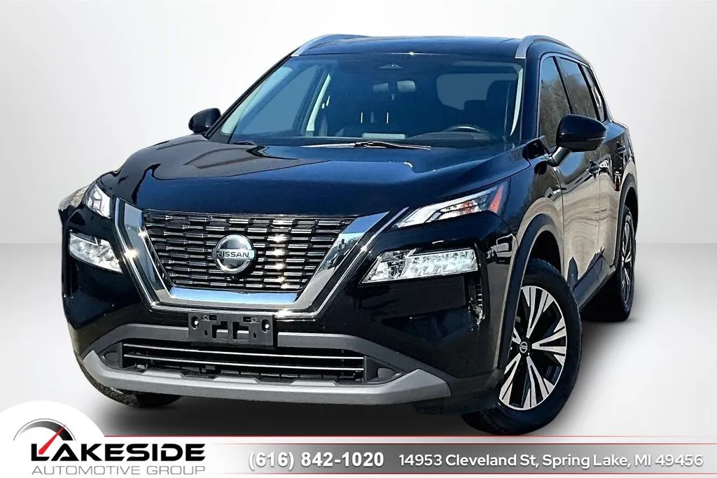 Black 2021 Nissan Rogue SV for sale in Spring Lake, MI