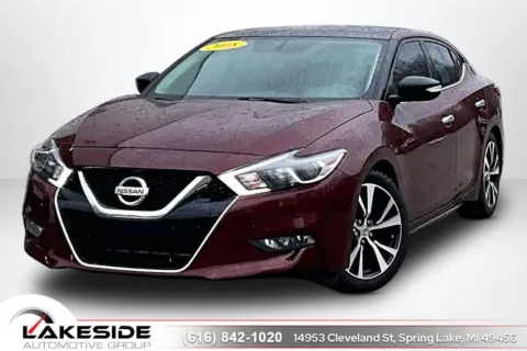 Red 2018 Nissan Maxima 3.5 S for sale in Spring Lake, MI
