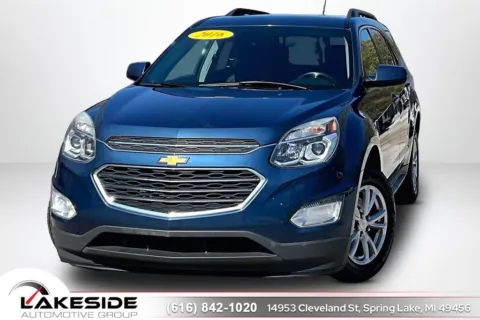 Blue 2016 Chevrolet Equinox LT for sale in Spring Lake, MI