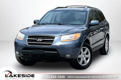 Blue 2009 Hyundai Santa Fe Limited for sale in Spring Lake, MI