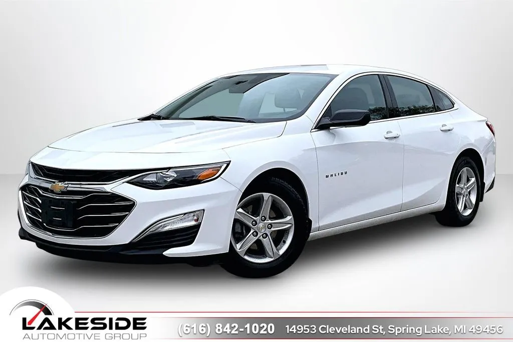 White 2022 Chevrolet Malibu LS for sale in Spring Lake, MI