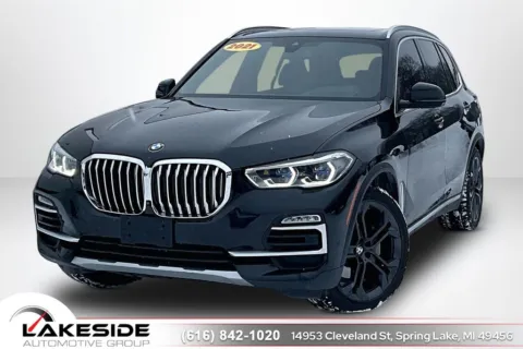 Black 2021 BMW X5 xDrive40i for sale in Spring Lake, MI