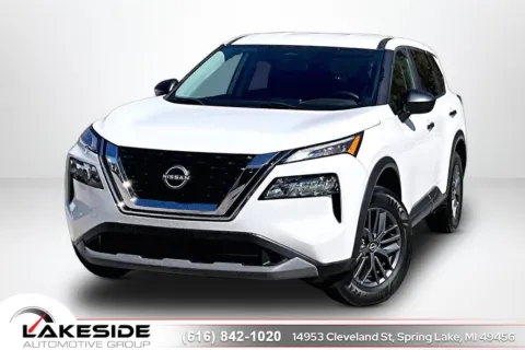 White 2023 Nissan Rogue S for sale in Spring Lake, MI