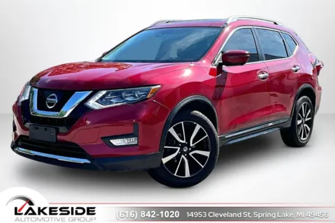Red 2017 Nissan Rogue SL for sale in Spring Lake, MI
