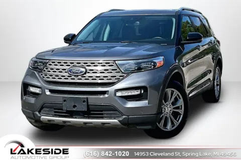 Gray 2022 Ford Explorer Limited for sale in Spring Lake, MI