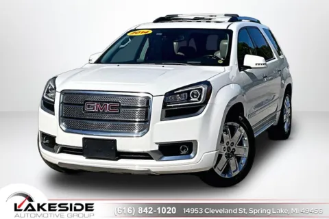 White 2014 GMC Acadia Denali for sale in Spring Lake, MI
