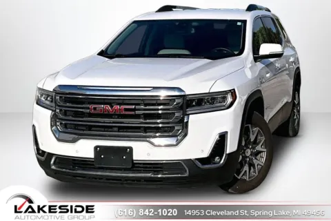 White 2023 GMC Acadia SLT for sale in Spring Lake, MI