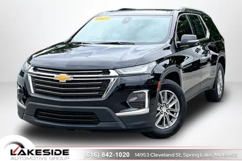 Black 2023 Chevrolet Traverse LT for sale in Spring Lake, MI