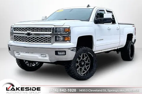 White 2015 Chevrolet Silverado 1500 LT for sale in Spring Lake, MI
