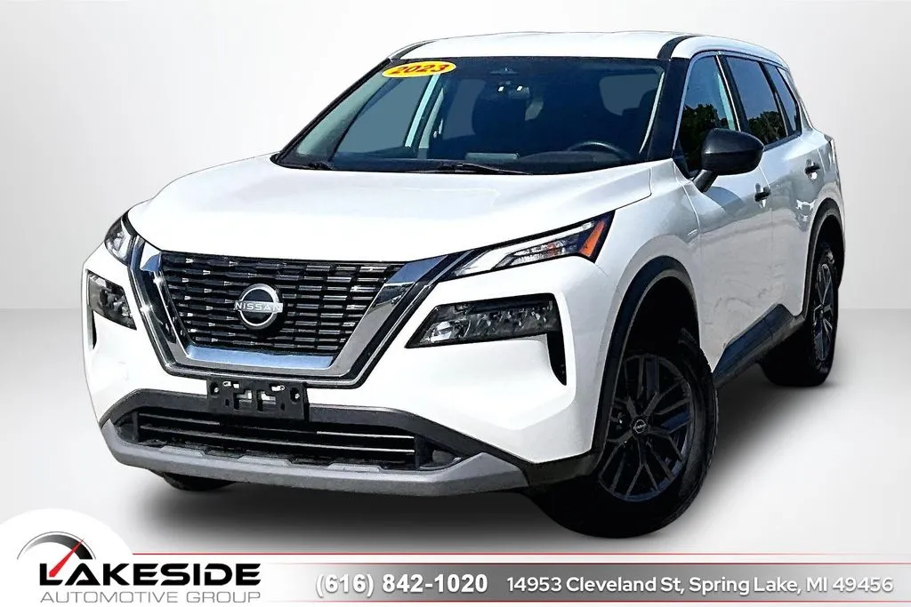 White 2023 Nissan Rogue S for sale in Spring Lake, MI