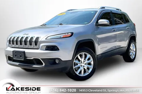 Silver 2016 Jeep Cherokee Limited for sale in Spring Lake, MI