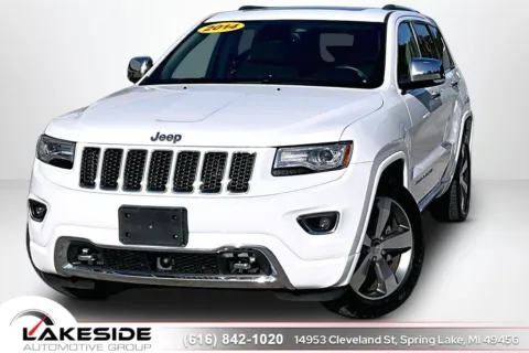 White 2014 Jeep Grand Cherokee Overland for sale in Spring Lake, MI