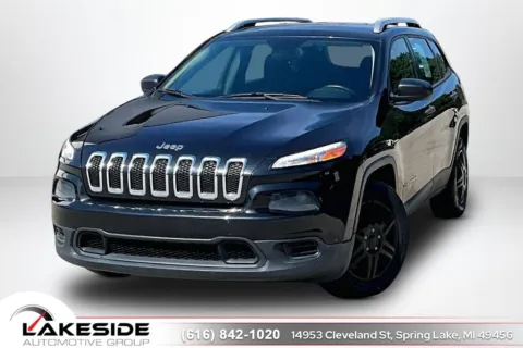 Black 2016 Jeep Cherokee Sport for sale in Spring Lake, MI