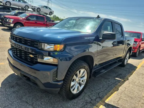 Blue 2021 Chevrolet Silverado 1500 Custom for sale in Spring Lake, MI