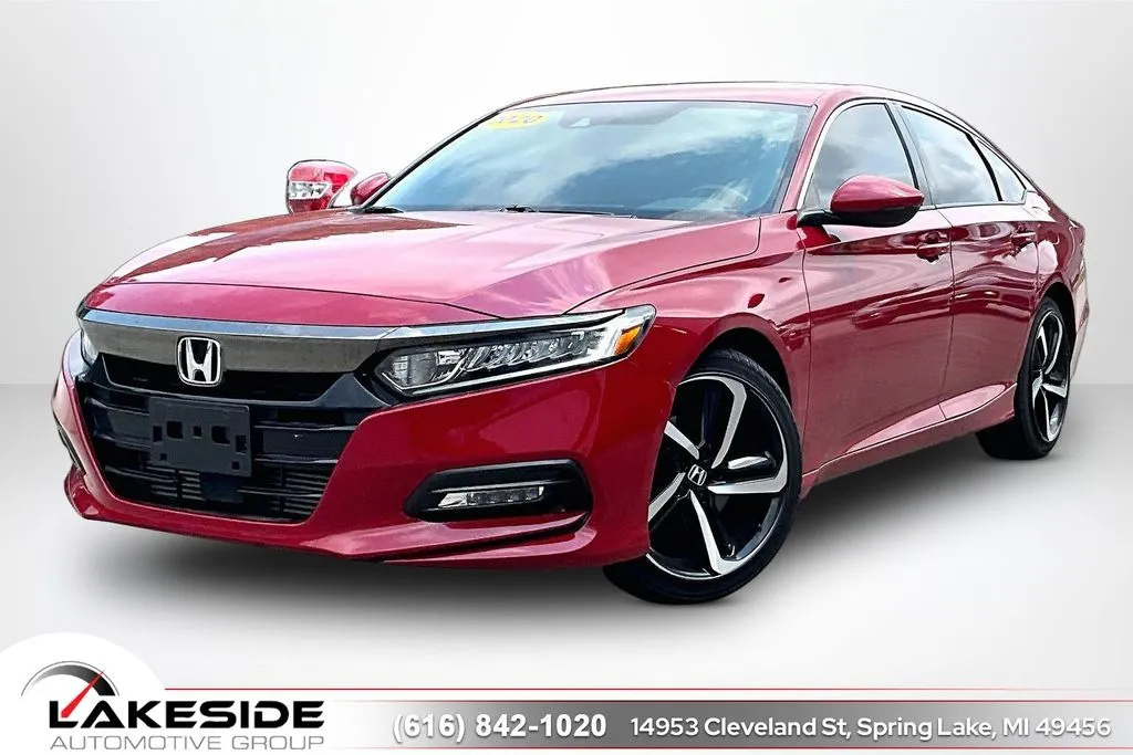 Red 2020 Honda Accord Sport for sale in Spring Lake, MI