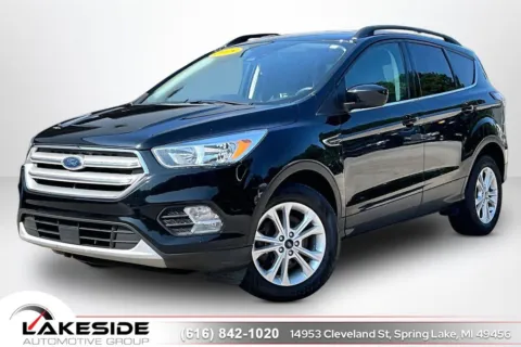 Black 2018 Ford Escape SE for sale in Spring Lake, MI