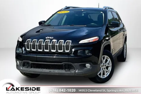 Black 2017 Jeep Cherokee Latitude for sale in Spring Lake, MI