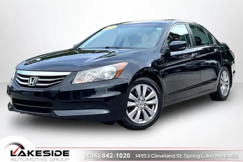 Black 2012 Honda Accord EX for sale in Spring Lake, MI