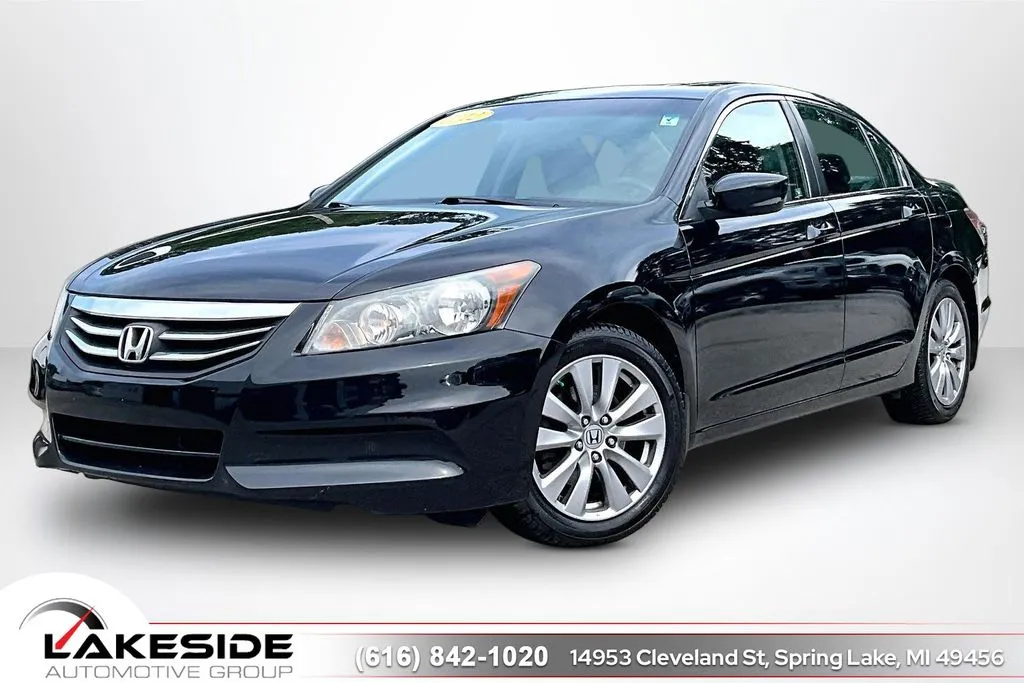 Black 2012 Honda Accord EX for sale in Spring Lake, MI