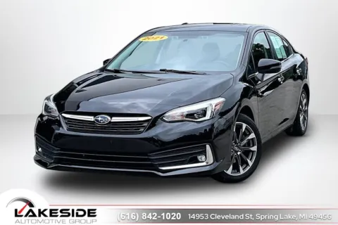 Black 2021 Subaru Impreza Limited for sale in Spring Lake, MI