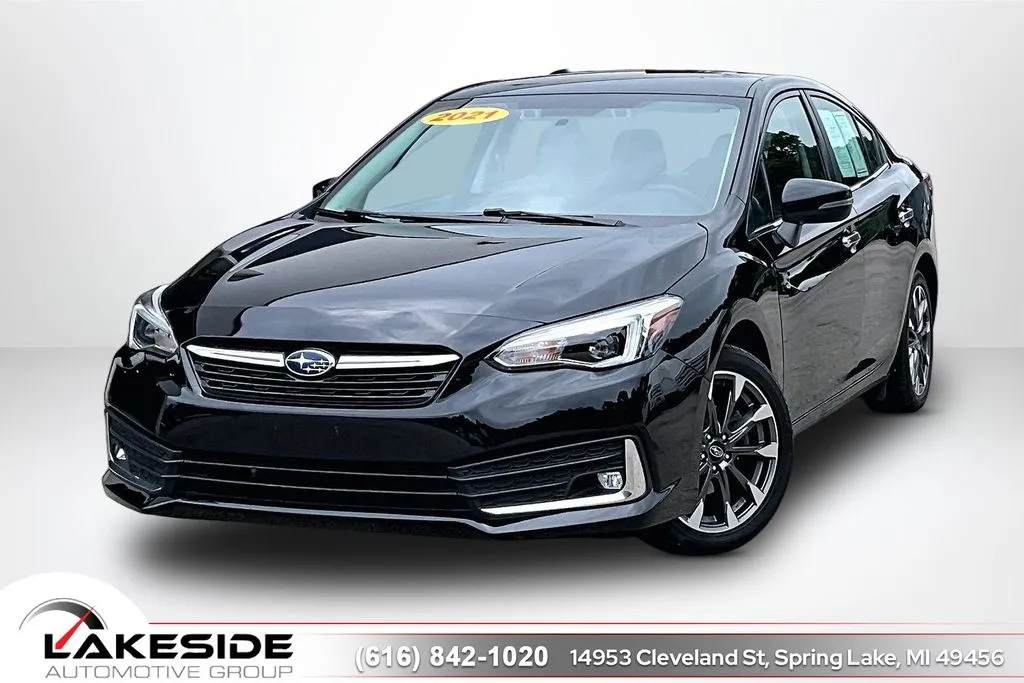Black 2021 Subaru Impreza Limited for sale in Spring Lake, MI