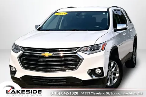 White 2018 Chevrolet Traverse LT for sale in Spring Lake, MI