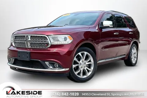 Red 2017 Dodge Durango Citadel for sale in Spring Lake, MI