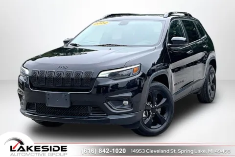 Black 2022 Jeep Cherokee Latitude Lux for sale in Spring Lake, MI