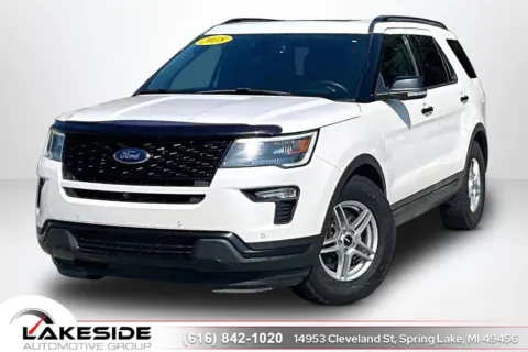 White 2018 Ford Explorer Sport for sale in Spring Lake, MI
