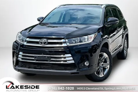 Black 2019 Toyota Highlander Limited for sale in Spring Lake, MI