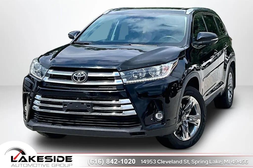 Black 2019 Toyota Highlander Limited for sale in Spring Lake, MI