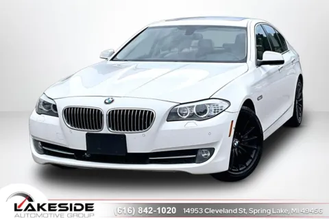 White 2013 BMW 5 Series 535i xDrive for sale in Spring Lake, MI