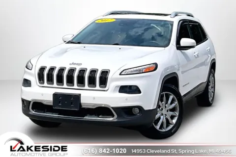 White 2017 Jeep Cherokee Limited for sale in Spring Lake, MI