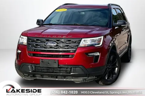 Red 2018 Ford Explorer XLT for sale in Spring Lake, MI
