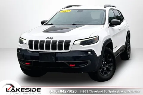 White 2019 Jeep Cherokee Trailhawk for sale in Spring Lake, MI